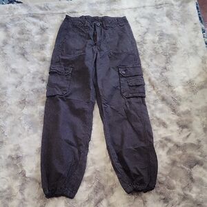 Gray Cargo Pants